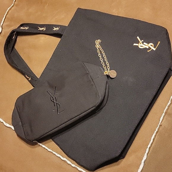 Yves Saint Laurent Handbags - Yves Saint Laurent tote and wristlet set